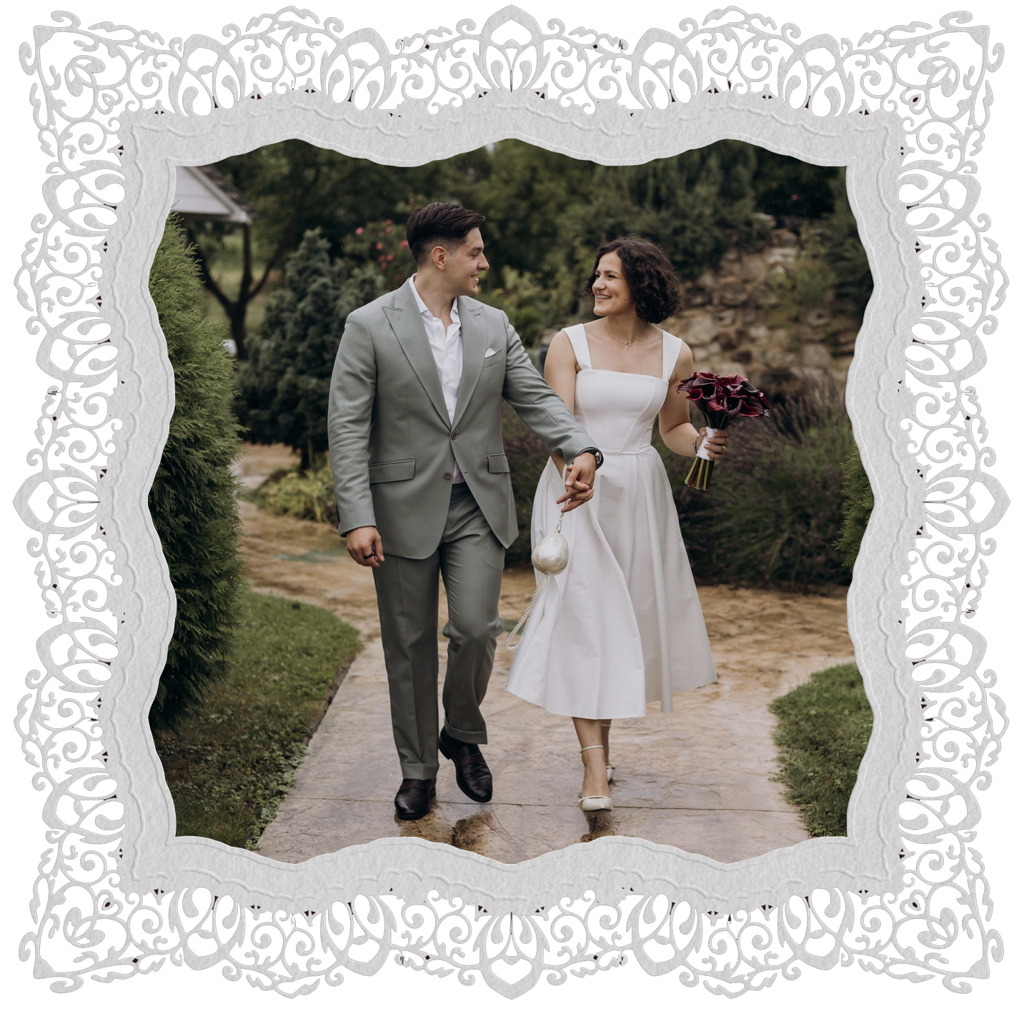 Roxana & Dacian walking